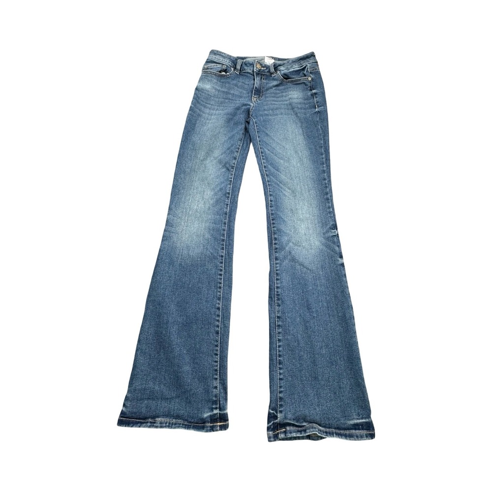 Route 66 Jeans Womens 6 Blue R1893 Bootcut Stretch Denim Mid Rise Flare Leg